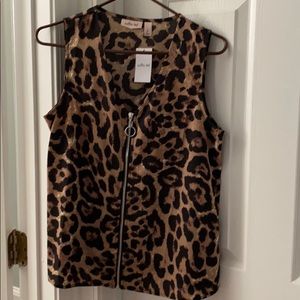 Willow & Root leopard print tank top (NWT)
